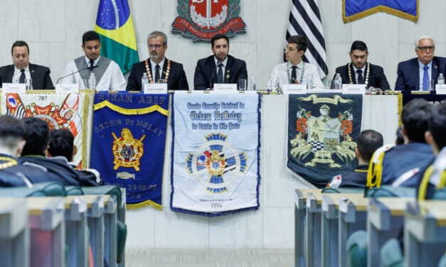 Ordem DeMolay é homenageada pela Alesp em Sessão Solene