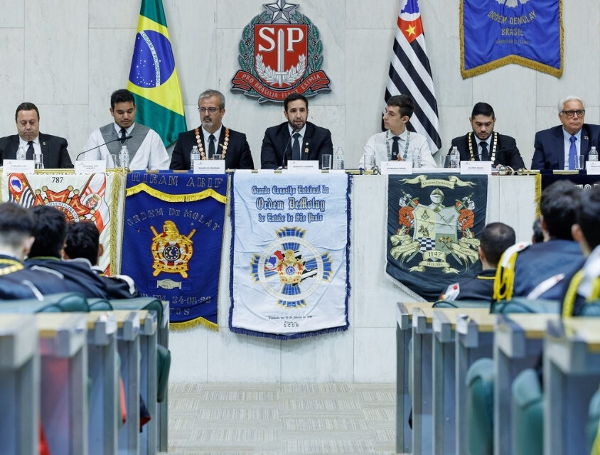 Ordem DeMolay é homenageada pela Alesp em Sessão Solene
