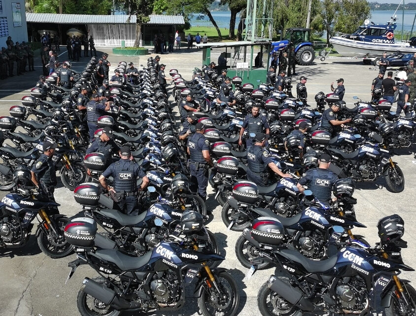 São Paulo reforça segurança com 100 novas motos da GCM, 2 mil armas e R$ 18,7 milhões em equipamentos