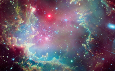 Chandra e James Webb capturam ‘coroa’ cósmica que revela o ciclo de vida das estrelas