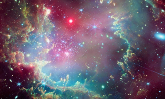 Chandra e James Webb capturam ‘coroa’ cósmica que revela o ciclo de vida das estrelas