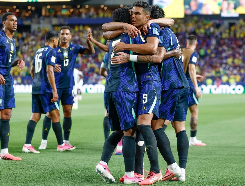 Brasil domina o Haiti, vence por 3 a 0 e assume a liderança do Grupo C na Copa do Mundo