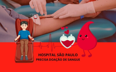 Junho Vermelho: Hospital São Paulo tem queda de 40% nas doações de sangue e adia cirurgias