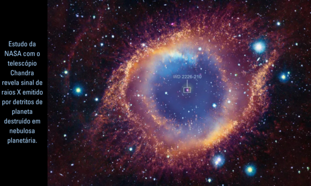 Sinal de raios X aponta para planeta destruído na Nebulosa da Hélice