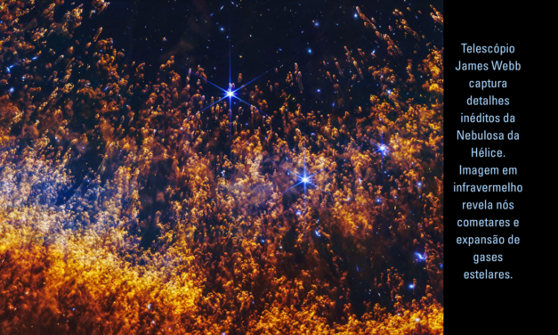 Telescópio James Webb revela detalhes inéditos da Nebulosa da Hélice em infravermelho