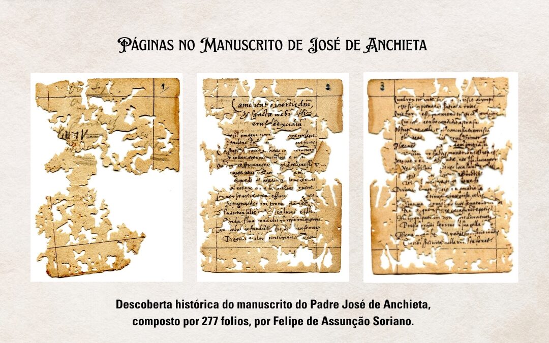 Manuscrito inédito de Anchieta: pesquisa revela detalhes da fundação de SP e de sua juventude