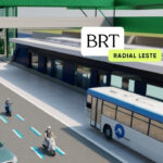 Radial Leste tem alterações na faixa reversível devido a obras do BRT em São Paulo