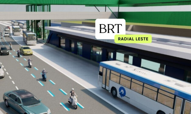 Radial Leste tem alterações na faixa reversível devido a obras do BRT em São Paulo