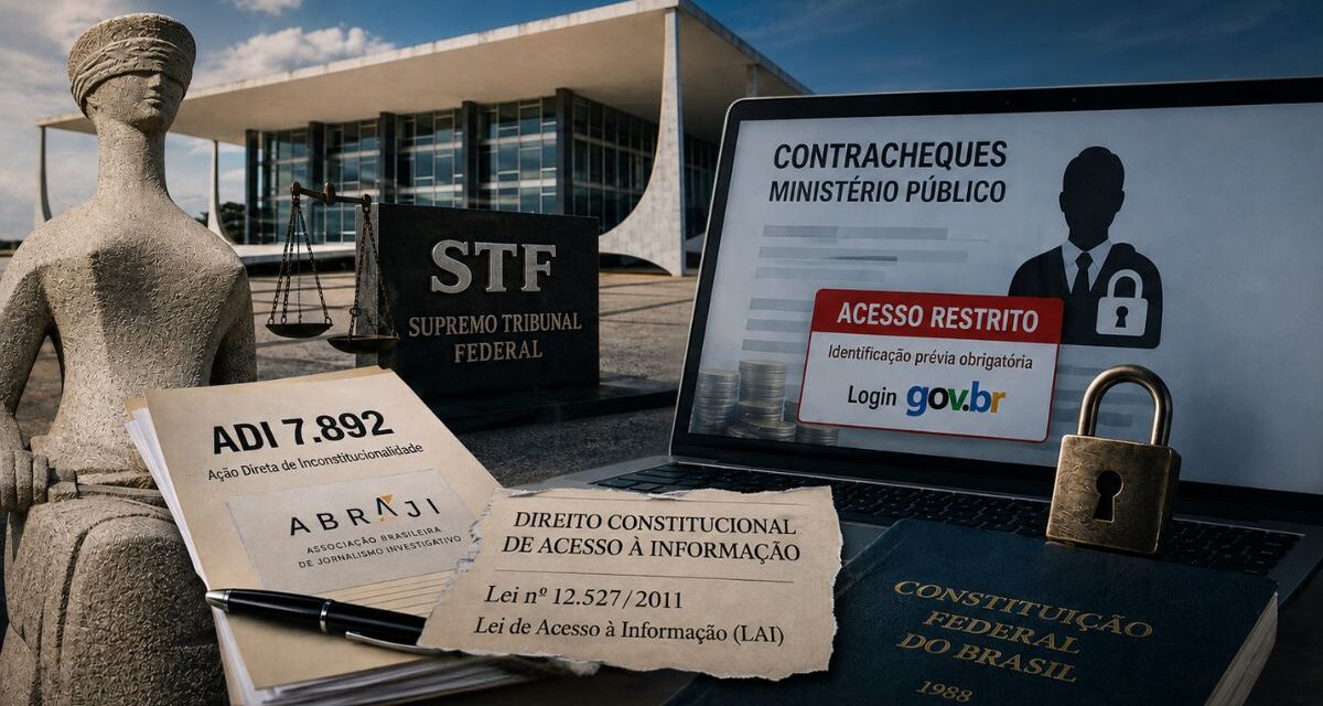 STF inicia julgamento de ação que questiona restrição de dados salariais do Ministério Público