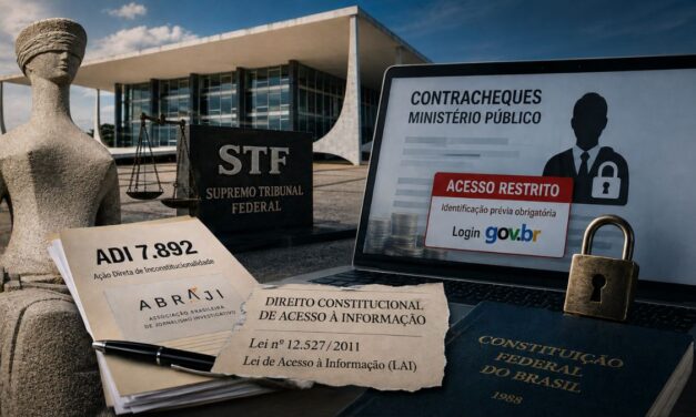 STF inicia julgamento de ação que questiona restrição de dados salariais do Ministério Público