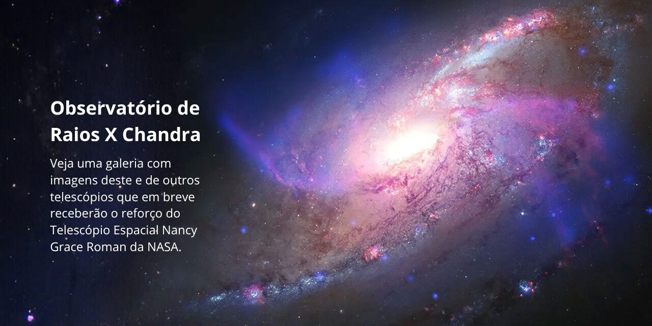 Telescópio Espacial Chandra reúne dados para criar galeria com imagens inéditas de galáxias