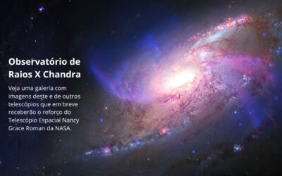 Telescópio Espacial Chandra reúne dados para criar galeria com imagens inéditas de galáxias