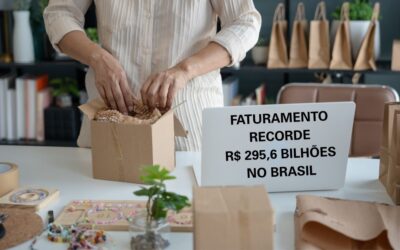 E-commerce brasileiro atinge faturamento recorde de R$ 295,6 bilhões com impulso de logística e pequenas empresas