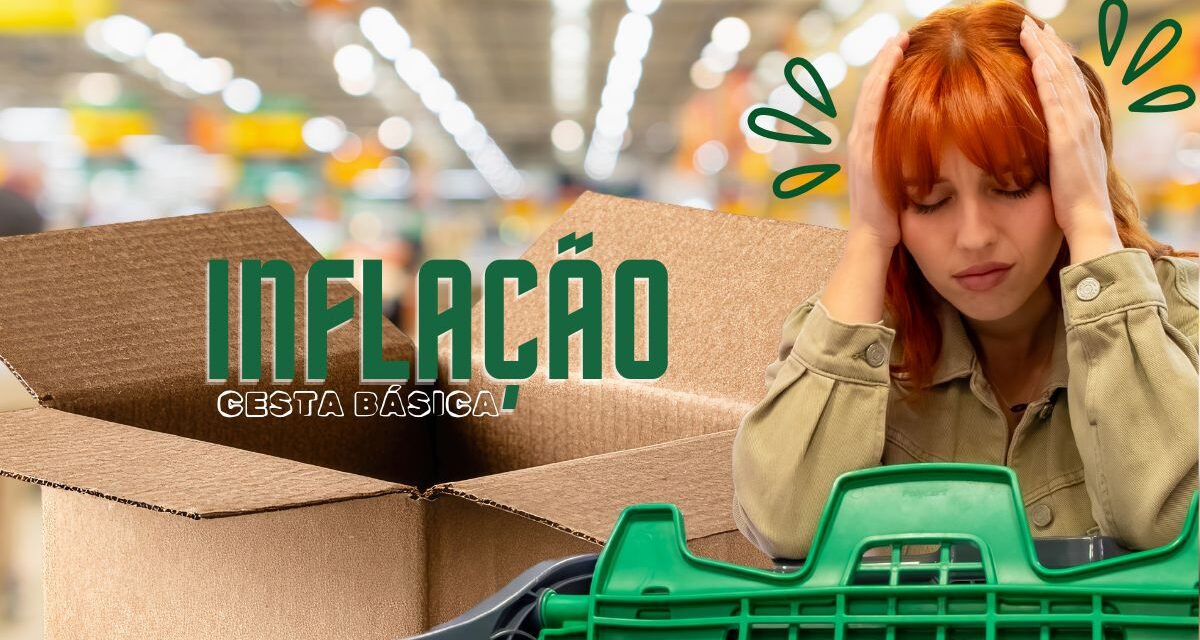 Inflação de alimentos acelera em 2026 e encarece a cesta básica no país