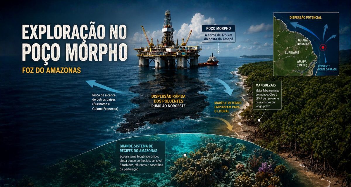 Poço Morpho: os riscos ambientais e os desafios de um vazamento na Foz do Amazonas
