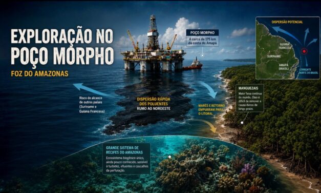 Poço Morpho: os riscos ambientais e os desafios de um vazamento na Foz do Amazonas