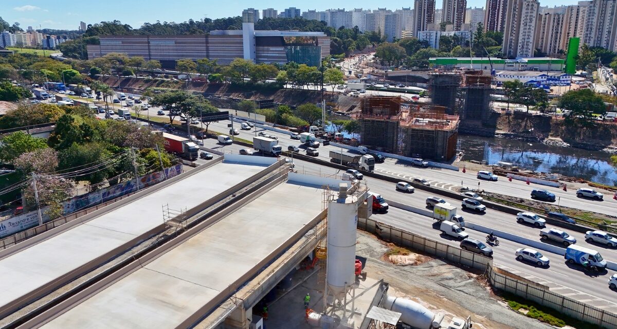 Obras do complexo viário entre Pirituba e Lapa entram em fase avançada na Marginal Tietê