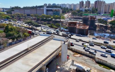 Obras do complexo viário entre Pirituba e Lapa entram em fase avançada na Marginal Tietê