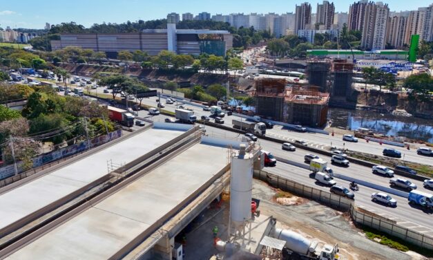 Obras do complexo viário entre Pirituba e Lapa entram em fase avançada na Marginal Tietê