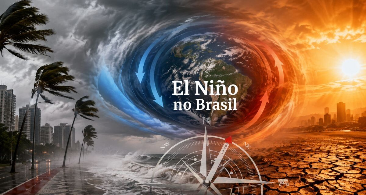 Eventos climáticos extremos: entenda o impacto do El Niño nos vendavais do Brasil