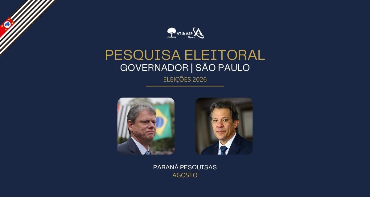 Paraná Pesquisas: Tarcísio lidera disputa ao Governo com 50% e corrida ao Senado tem empate técnico