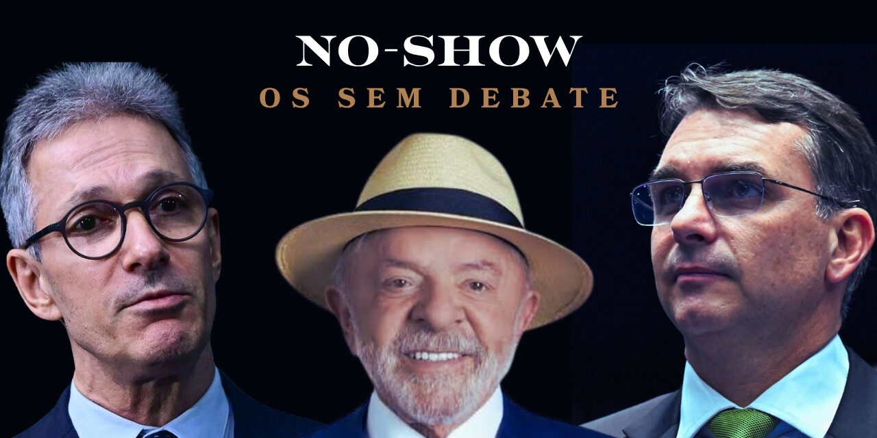 Debate na Band: Lula, Flávio e Zema ausentam-se de confronto eleitoral