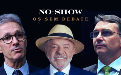 Debate na Band: Lula, Flávio e Zema ausentam-se de confronto eleitoral