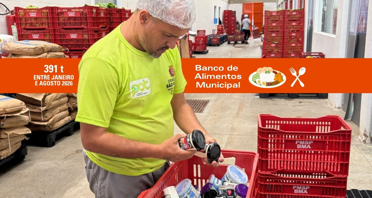 Banco de Alimentos transfere 391 toneladas para doações em São Paulo