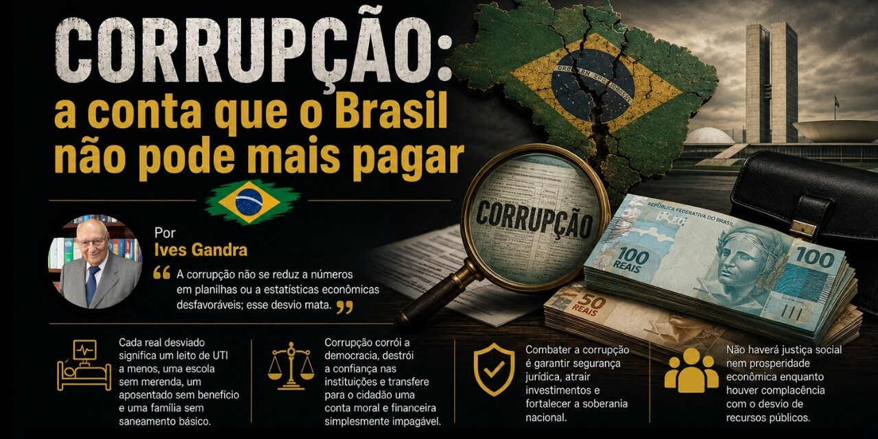 Corrupção: a conta que o Brasil não pode mais pagar