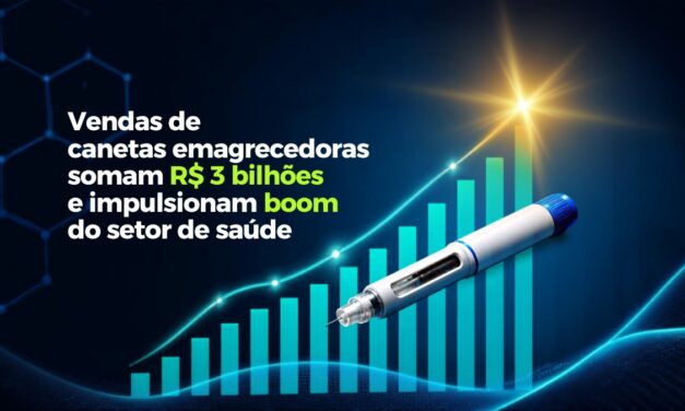 Vendas de canetas emagrecedoras somam R$ 3 bilhões e impulsionam boom do setor de saúde