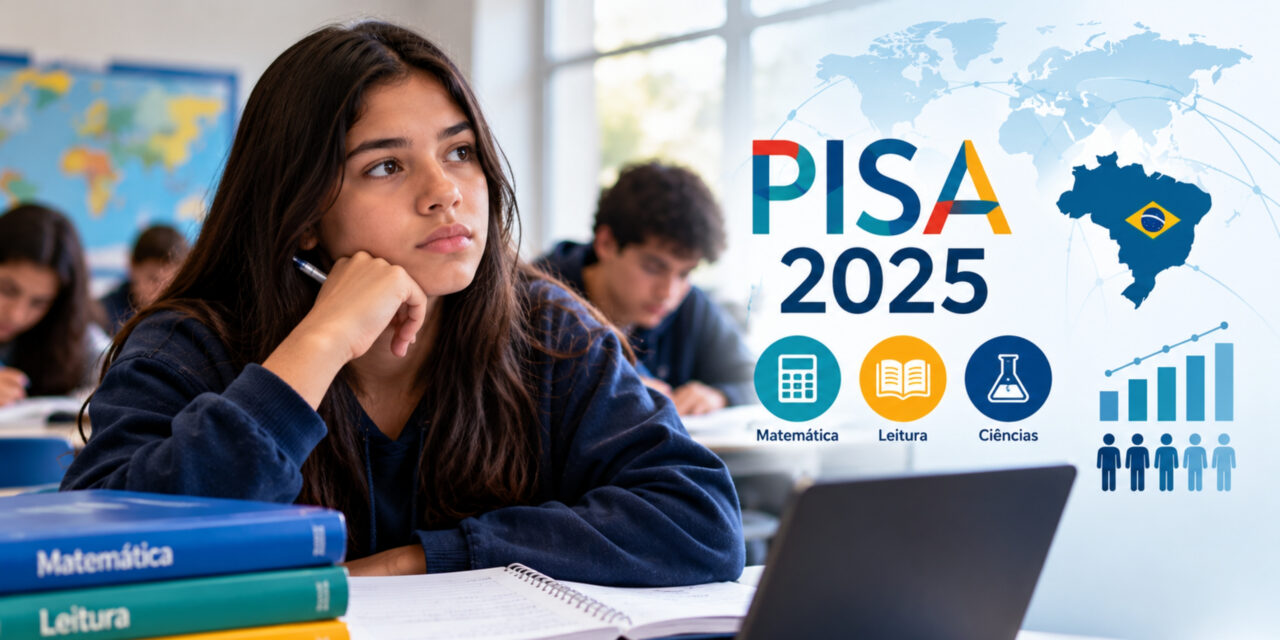 Brasil mantém estabilidade histórica no PISA 2025, mas permanece abaixo da média da OCDE