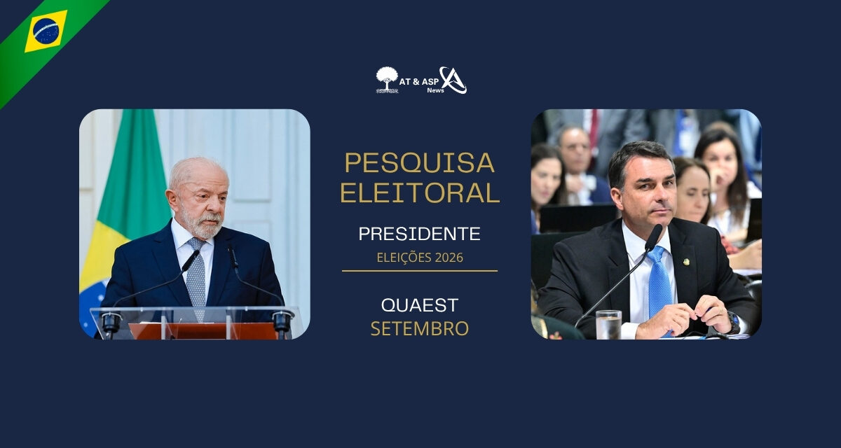 Pesquisa Quaest: Lula lidera 1º turno com 36%, mas empata com Flávio Bolsonaro no 2º turno