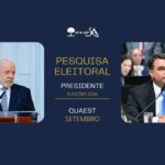 Pesquisa Quaest: Lula lidera 1º turno com 36%, mas empata com Flávio Bolsonaro no 2º turno