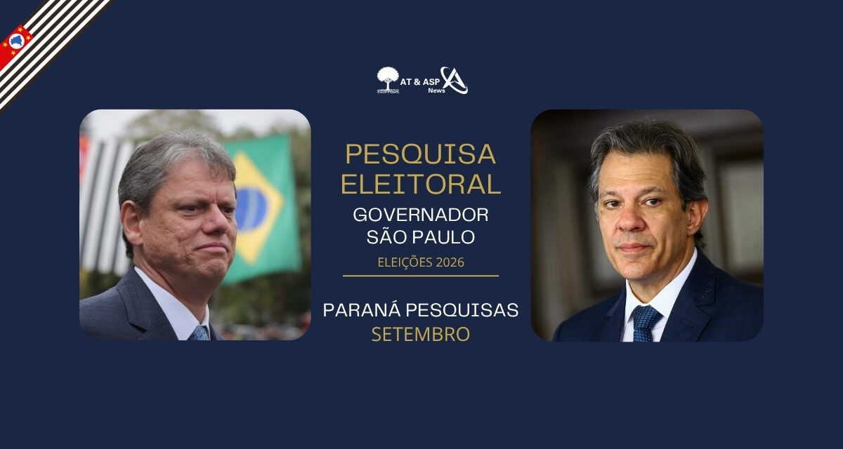 Pesquisa eleitoral traz os números para o Governo de  São Paulo