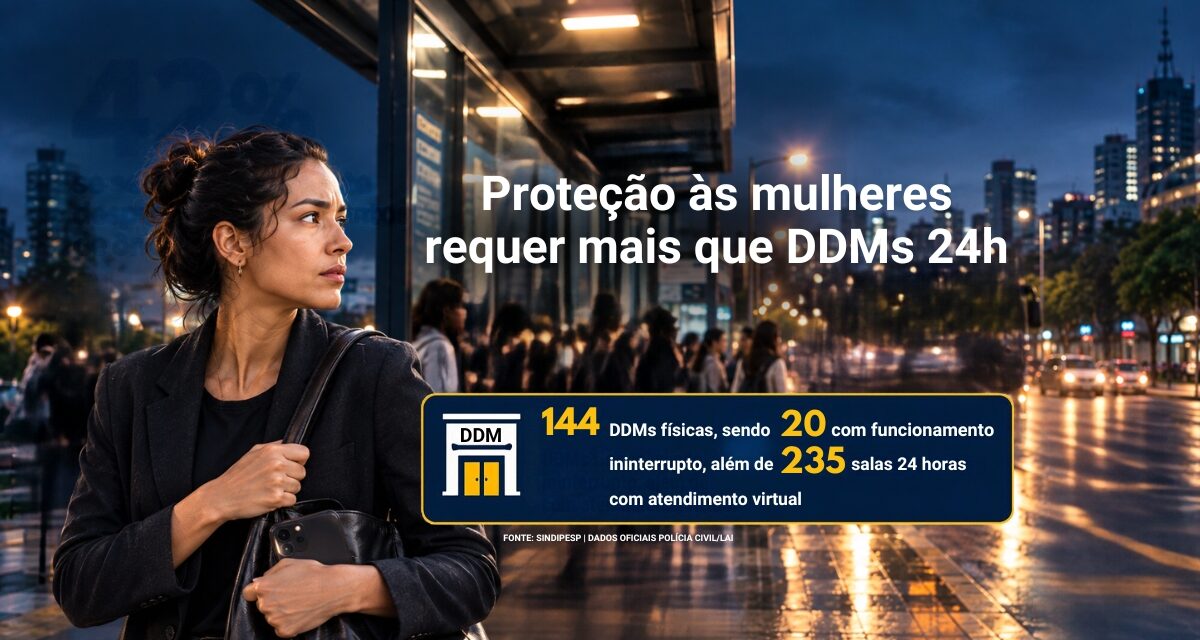 Proteção às mulheres requer mais que DDMs 24h