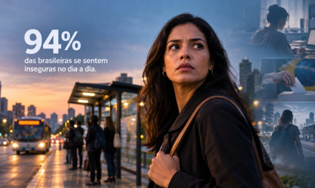 Medo até no ponto de ônibus e renúncias diárias: 94% das brasileiras vivem sob a sombra da insegurança