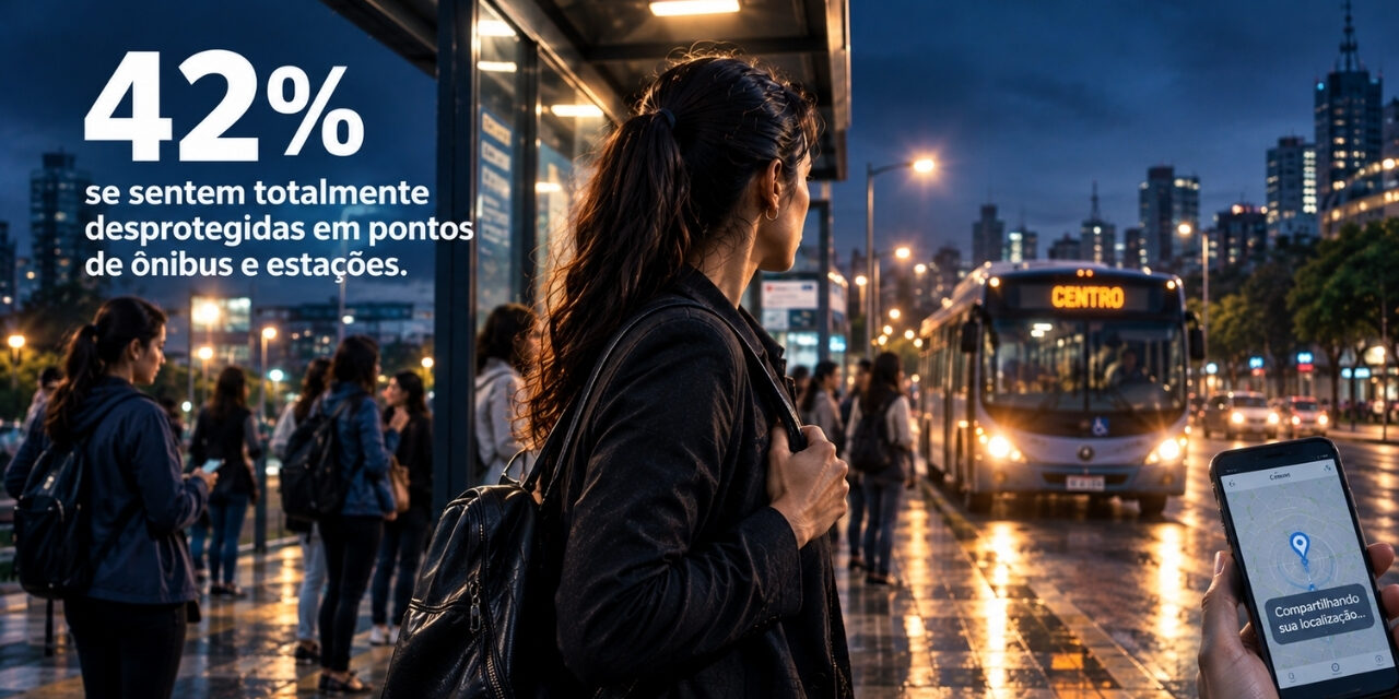 Transporte público e lazer concentram maior medo de violência entre mulheres