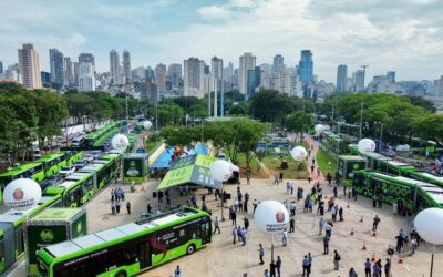 São Paulo chega a 2 mil ônibus elétricos em operação, superando capitais mundiais